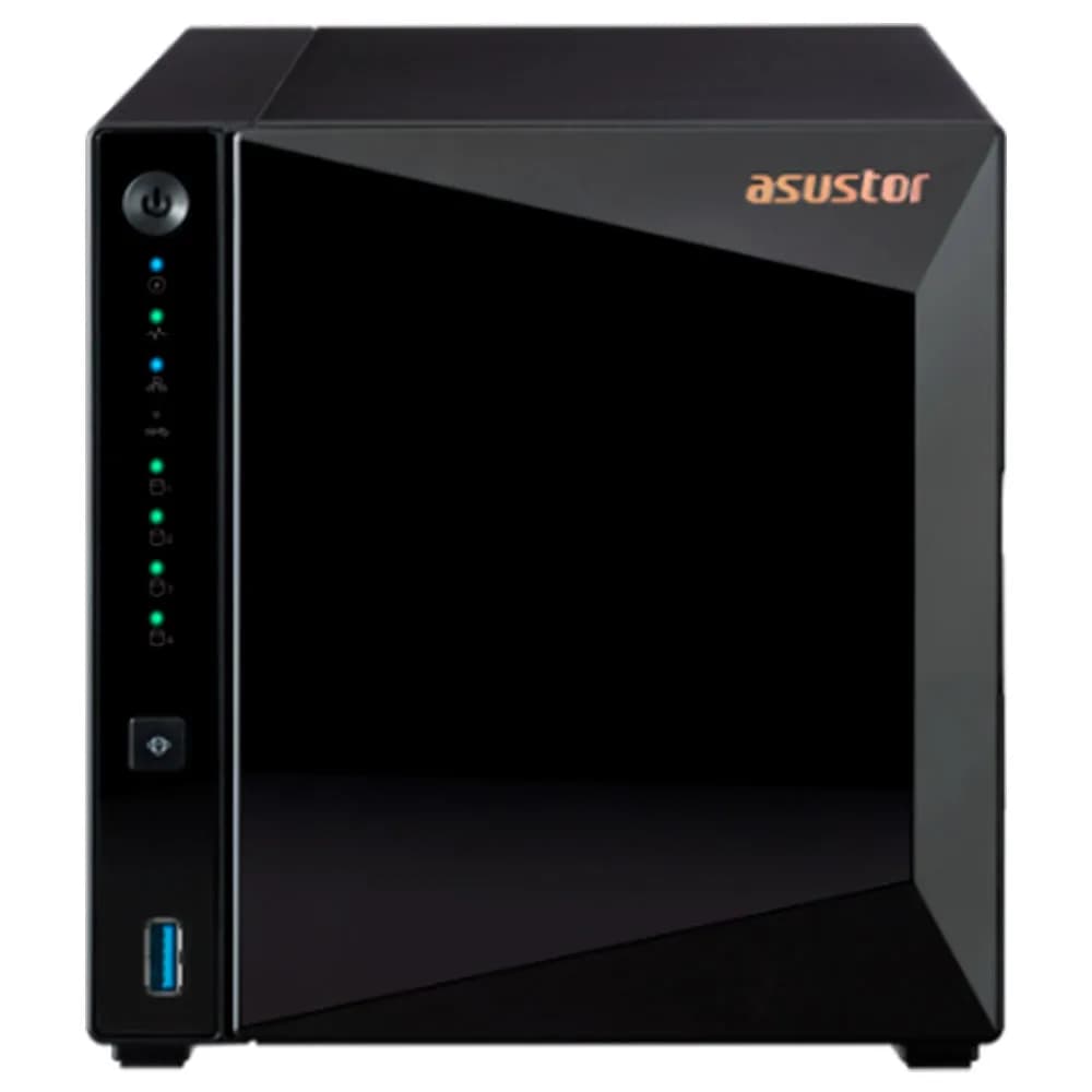 Storage nas Asustor Torre S/HD 4 Baias Realtek RTD1619B 1PORTA LAN 2.5GB - AS3304T V2-US