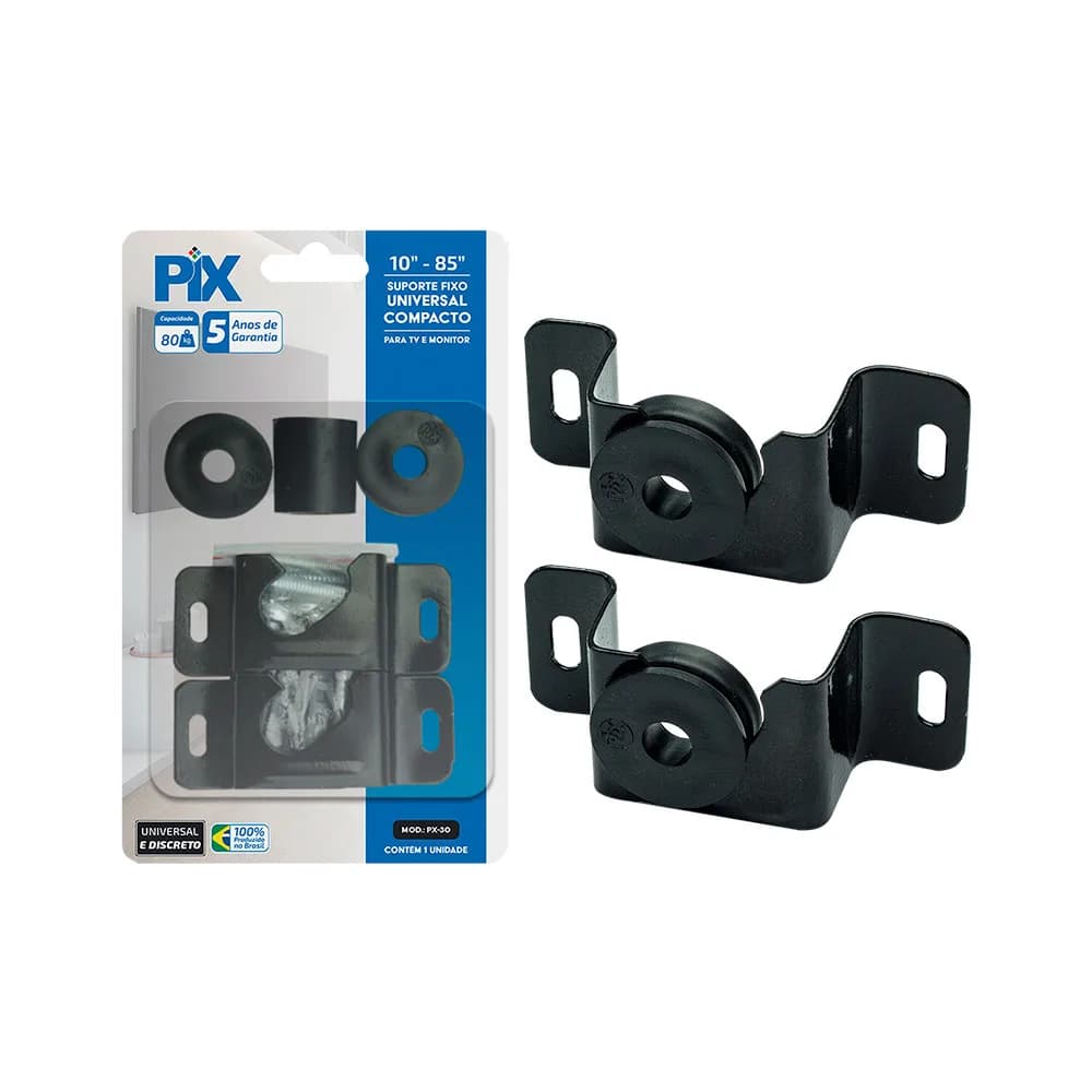 Suporte TV Fixo Universal 10" a 85" Compacto PIX - 079-0028