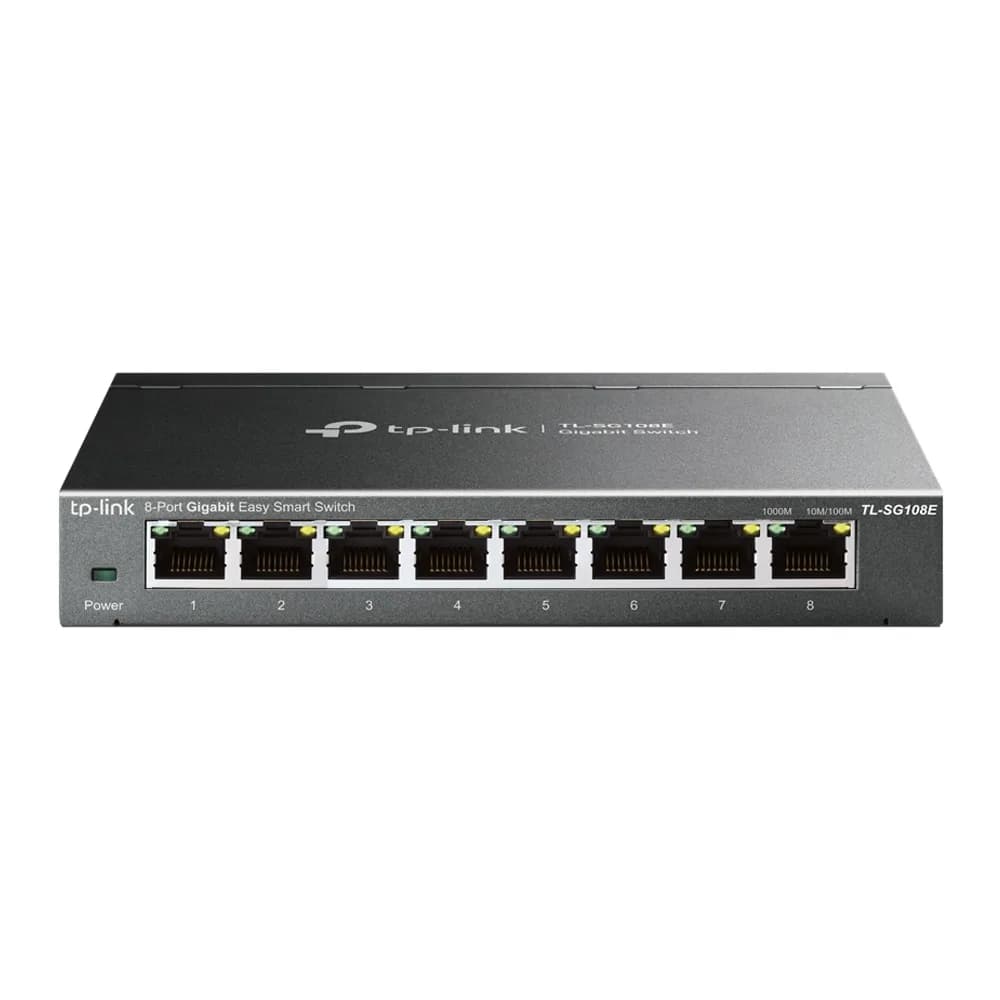 Switch Easy Smart 8 Portas TP-Link TL-SG108E