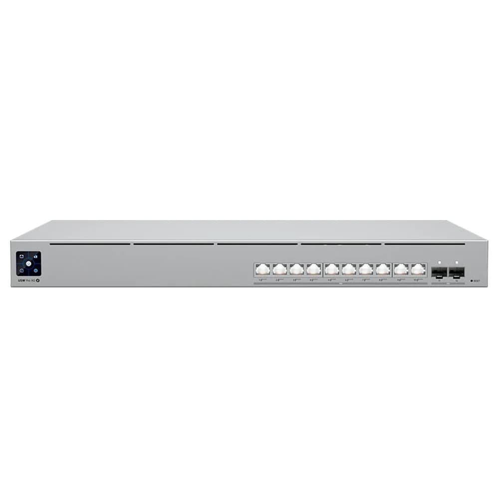 Switch Ubiquiti Gerenciavel L3 10 Portas 10GBE+ 02 SFP+ de 10GB USW-PRO-XG-10-POE-BR