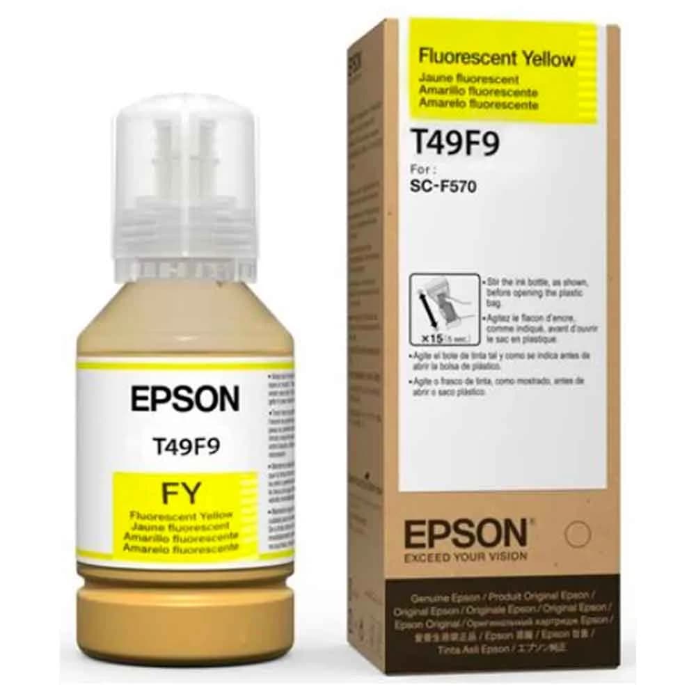 Tinta Epson Sublimatica Ultrachrome T49F920 Amarelo Fluorescente 140ML - F570H