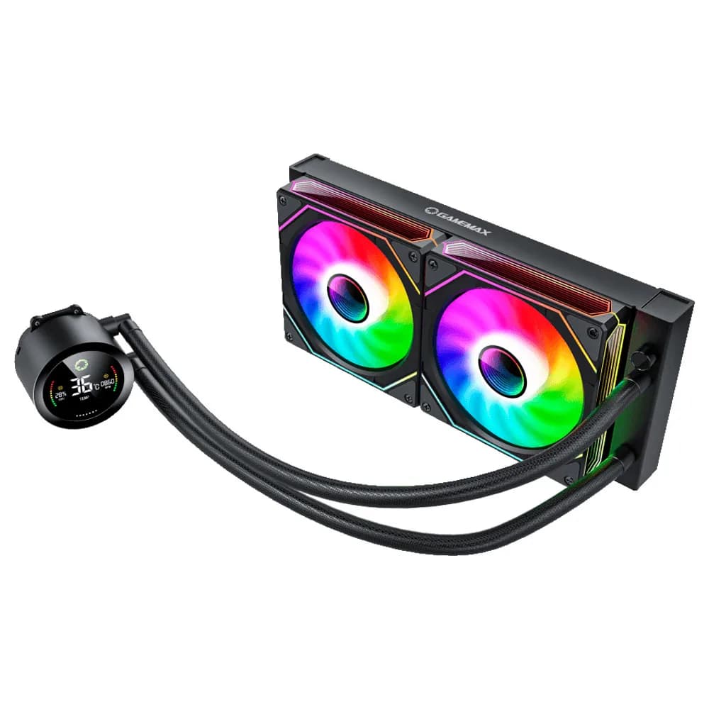 Water Cooler GameMax Iceburg 240DS8IBK Black ARGB
